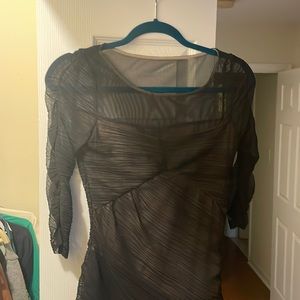Sheer black dress